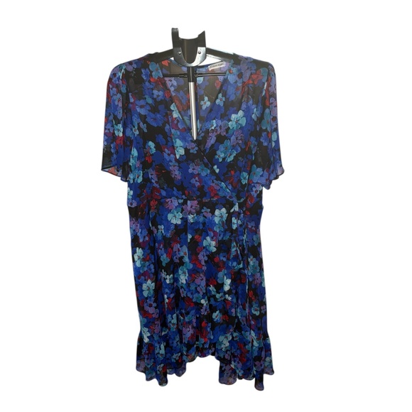 Calvin Klein Women's Plus Size  Floral Printed High-Low Shift Dress Size W20/2X - Picture 4 of 12